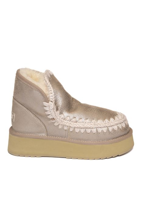 Stivaletto mini eskimo platform metallic MOU | MINI ESKIM PLATFORM681000B-STM